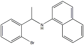 N-[1-(2-bromophenyl)ethyl]naphthalen-1-amine Structure