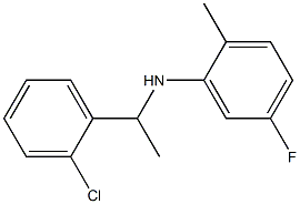 N-[1-(2-chlorophenyl)ethyl]-5-fluoro-2-methylaniline