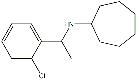  N-[1-(2-chlorophenyl)ethyl]cycloheptanamine