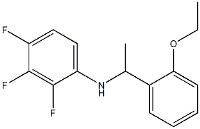 N-[1-(2-ethoxyphenyl)ethyl]-2,3,4-trifluoroaniline Structure