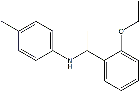 N-[1-(2-ethoxyphenyl)ethyl]-4-methylaniline Struktur