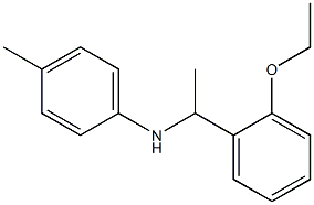 N-[1-(2-ethoxyphenyl)ethyl]-4-methylaniline 化学構造式