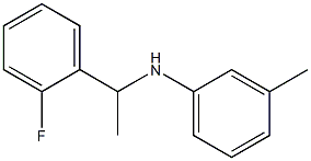  N-[1-(2-fluorophenyl)ethyl]-3-methylaniline