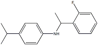  N-[1-(2-fluorophenyl)ethyl]-4-(propan-2-yl)aniline