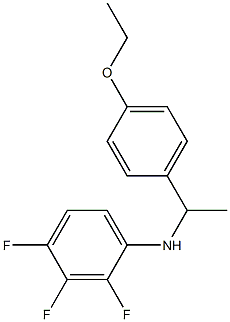 N-[1-(4-ethoxyphenyl)ethyl]-2,3,4-trifluoroaniline Structure