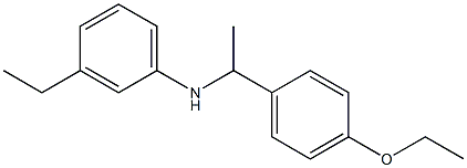 N-[1-(4-ethoxyphenyl)ethyl]-3-ethylaniline,,结构式