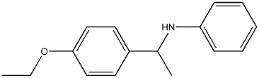 N-[1-(4-ethoxyphenyl)ethyl]aniline Structure