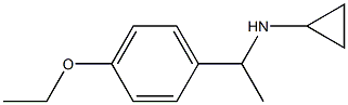 N-[1-(4-ethoxyphenyl)ethyl]cyclopropanamine Structure