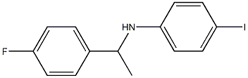 N-[1-(4-fluorophenyl)ethyl]-4-iodoaniline Structure