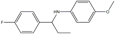 N-[1-(4-fluorophenyl)propyl]-4-methoxyaniline