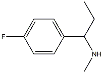 N-[1-(4-fluorophenyl)propyl]-N-methylamine 结构式