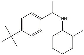 N-[1-(4-tert-butylphenyl)ethyl]-2-methylcyclohexan-1-amine 结构式