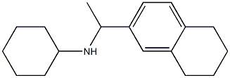 N-[1-(5,6,7,8-tetrahydronaphthalen-2-yl)ethyl]cyclohexanamine Structure