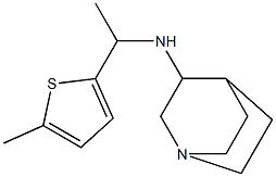 N-[1-(5-methylthiophen-2-yl)ethyl]-1-azabicyclo[2.2.2]octan-3-amine Structure