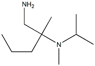 N-[1-(aminomethyl)-1-methylbutyl]-N-isopropyl-N-methylamine,,结构式