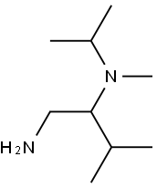 N-[1-(aminomethyl)-2-methylpropyl]-N-isopropyl-N-methylamine Struktur