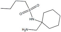 N-[1-(aminomethyl)cyclohexyl]butane-1-sulfonamide Structure