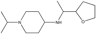 N-[1-(oxolan-2-yl)ethyl]-1-(propan-2-yl)piperidin-4-amine