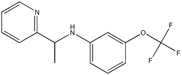 N-[1-(pyridin-2-yl)ethyl]-3-(trifluoromethoxy)aniline Structure