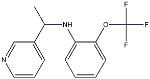  N-[1-(pyridin-3-yl)ethyl]-2-(trifluoromethoxy)aniline