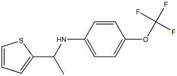  N-[1-(thiophen-2-yl)ethyl]-4-(trifluoromethoxy)aniline