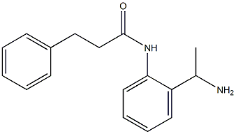 N-[2-(1-aminoethyl)phenyl]-3-phenylpropanamide Structure