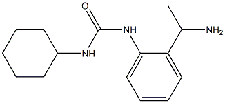 N-[2-(1-aminoethyl)phenyl]-N'-cyclohexylurea Structure