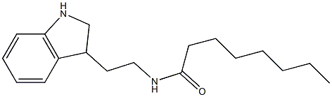 N-[2-(2,3-dihydro-1H-indol-3-yl)ethyl]octanamide|