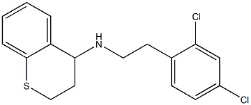 N-[2-(2,4-dichlorophenyl)ethyl]-3,4-dihydro-2H-1-benzothiopyran-4-amine Struktur