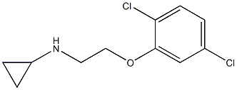 N-[2-(2,5-dichlorophenoxy)ethyl]cyclopropanamine Struktur