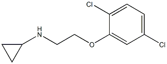 N-[2-(2,5-dichlorophenoxy)ethyl]cyclopropanamine 化学構造式