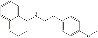  N-[2-(4-methoxyphenyl)ethyl]-3,4-dihydro-2H-1-benzothiopyran-4-amine