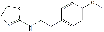 N-[2-(4-methoxyphenyl)ethyl]-4,5-dihydro-1,3-thiazol-2-amine Structure