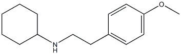 N-[2-(4-methoxyphenyl)ethyl]cyclohexanamine,,结构式