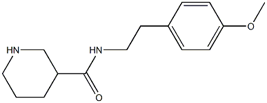 N-[2-(4-methoxyphenyl)ethyl]piperidine-3-carboxamide|