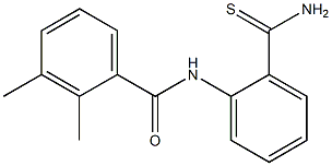 N-[2-(aminocarbonothioyl)phenyl]-2,3-dimethylbenzamide,,结构式