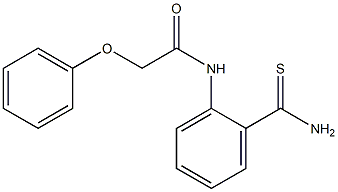 N-[2-(aminocarbonothioyl)phenyl]-2-phenoxyacetamide