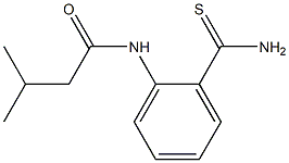 N-[2-(aminocarbonothioyl)phenyl]-3-methylbutanamide Structure