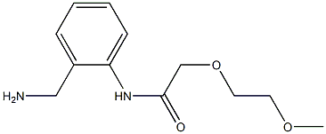 N-[2-(aminomethyl)phenyl]-2-(2-methoxyethoxy)acetamide
