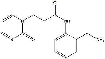 N-[2-(aminomethyl)phenyl]-3-(2-oxopyrimidin-1(2H)-yl)propanamide Structure