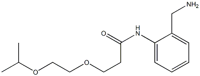  N-[2-(aminomethyl)phenyl]-3-[2-(propan-2-yloxy)ethoxy]propanamide