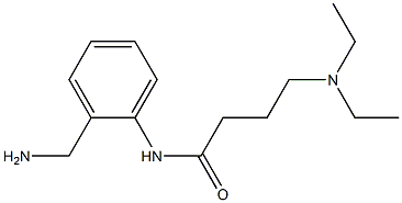 N-[2-(aminomethyl)phenyl]-4-(diethylamino)butanamide Structure