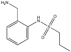 N-[2-(aminomethyl)phenyl]propane-1-sulfonamide,,结构式