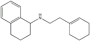 N-[2-(cyclohex-1-en-1-yl)ethyl]-1,2,3,4-tetrahydronaphthalen-1-amine Struktur