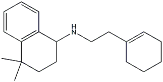 N-[2-(cyclohex-1-en-1-yl)ethyl]-4,4-dimethyl-1,2,3,4-tetrahydronaphthalen-1-amine Structure