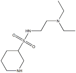 N-[2-(diethylamino)ethyl]piperidine-3-sulfonamide Struktur