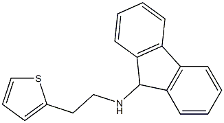 N-[2-(thiophen-2-yl)ethyl]-9H-fluoren-9-amine Structure