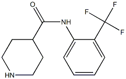 N-[2-(trifluoromethyl)phenyl]piperidine-4-carboxamide Structure