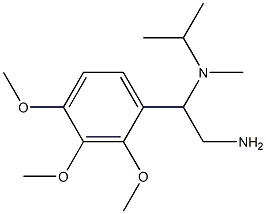 N-[2-amino-1-(2,3,4-trimethoxyphenyl)ethyl]-N-isopropyl-N-methylamine Structure