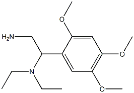 N-[2-amino-1-(2,4,5-trimethoxyphenyl)ethyl]-N,N-diethylamine Structure